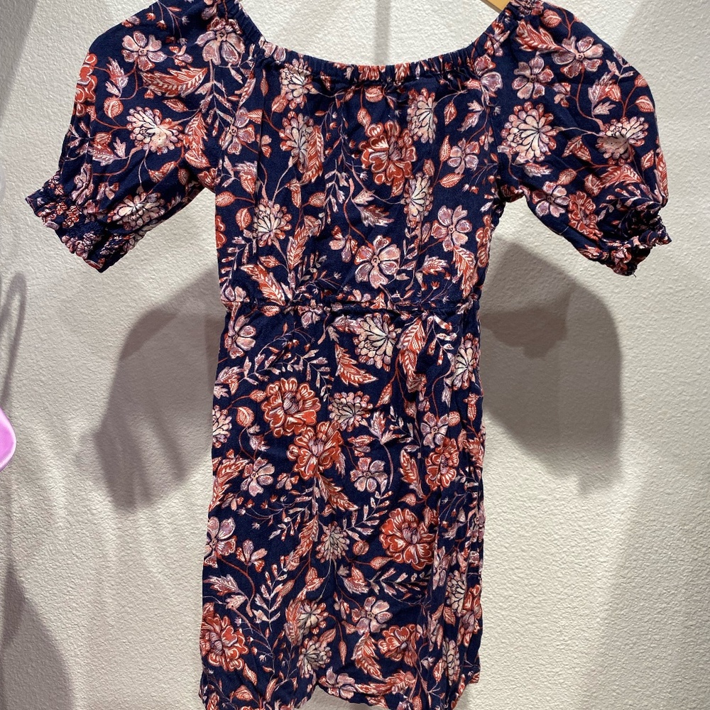 Old Navy Floral Smocked Elbow-Sleeve Dress for Girls